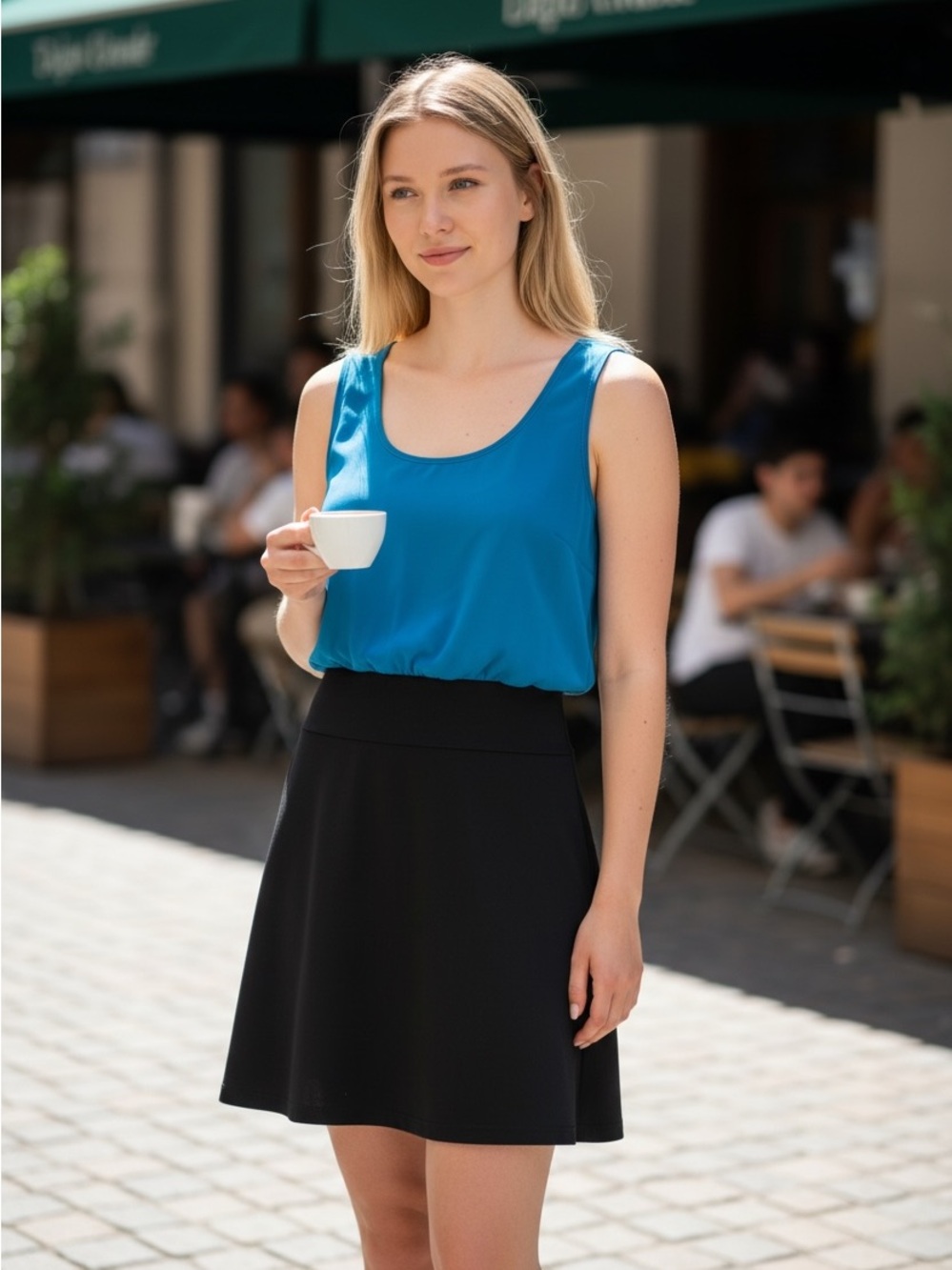 Molly New York Blue and Black Dress